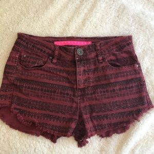 Buckle Jean Shorts